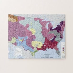 PUZZLE CARTE : INDIENS D'AMERIQUE