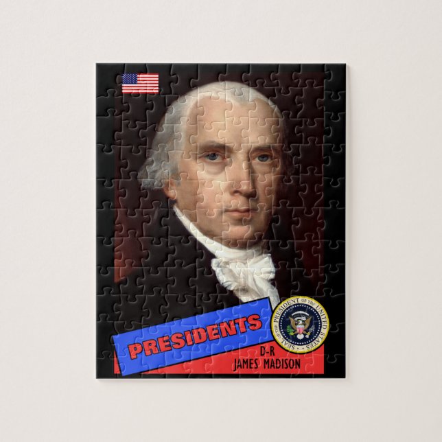 Puzzle Carte James Madison Baseball (Vertical)