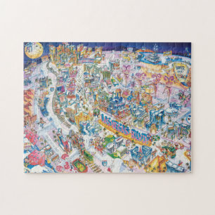 Puzzle Carte Las Vegas