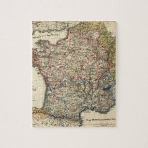 Puzzle Carte linguistique de la France