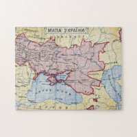 CARTE : L'UKRAINE, c1906