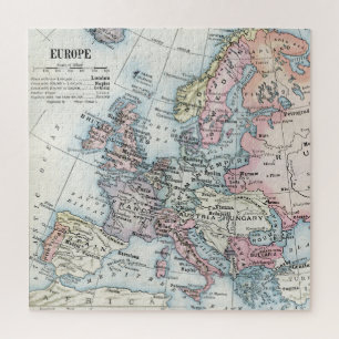 Puzzle Carte politique de l'Europe (1916)