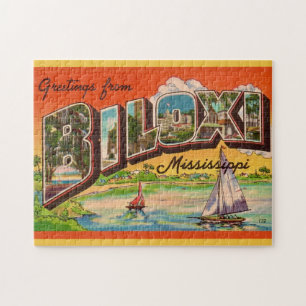 Puzzle Carte postale Biloxi Mississippi