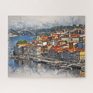 Puzzle Carte postale de Porto, Portugal