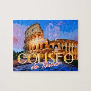 Puzzle Carte postale de voyage d'été Coliseo de Roma