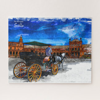 Puzzle Carte postale Espagne-Séville