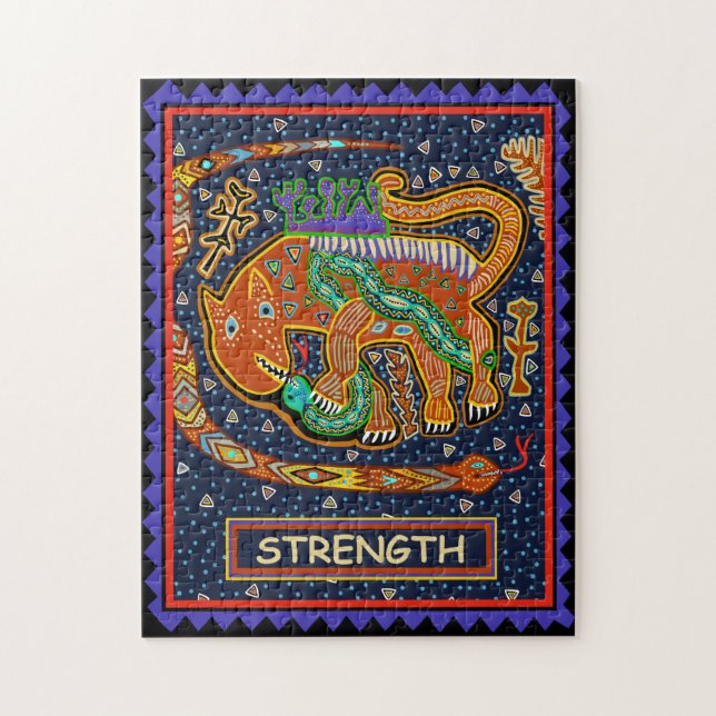 PUZZLE CARTE TAROT - FORCE (Vertical)