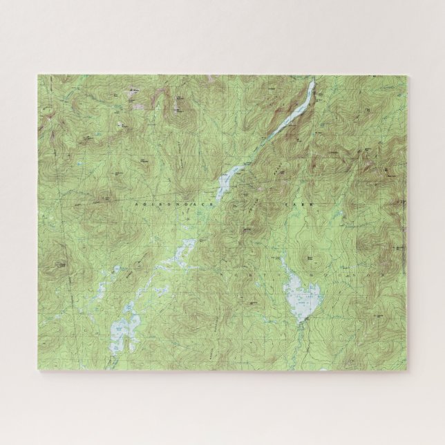 Puzzle Carte topographique du Mont Marcy - Adirondack Par (Horizontal)