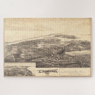 Puzzle Carte vintage de Chatham Massachusetts