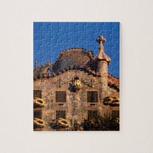 Puzzle Casa Batilo, architecture de Gaudi, Barcelone,