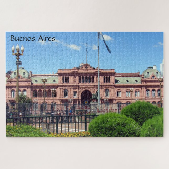 Puzzle casa rosada (Horizontal)
