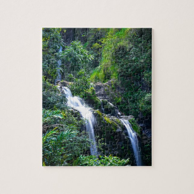 Puzzle Cascade à Maui Hawaii (Vertical)