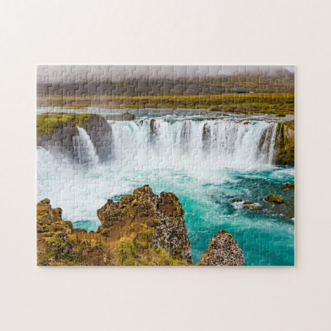 Puzzle Cascade de Godafoss, Islande (Horizontal)