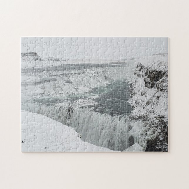 Puzzle Cascade de Gullfoss, Islande (Horizontal)