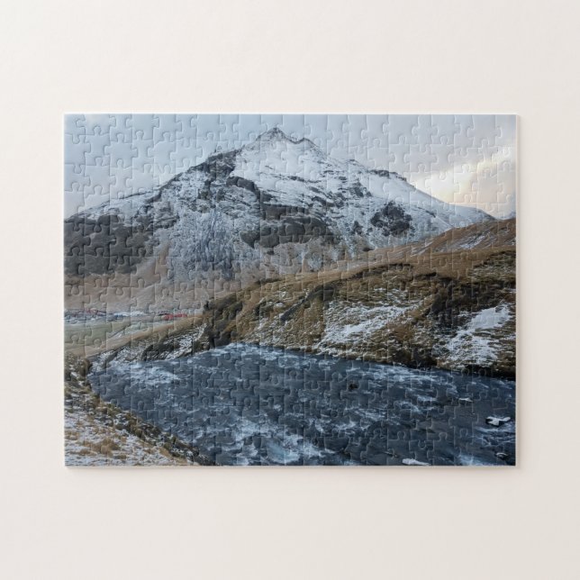 Puzzle Cascade de Skogafoss Islande (Horizontal)