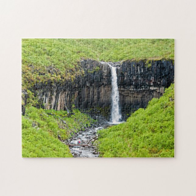 Puzzle Cascade de Svartifoss à Skaftafell - Islande (Horizontal)