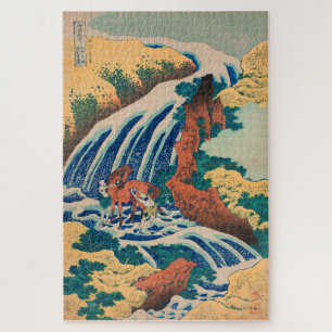 Puzzle Cascade de Yamato Cheval vintage japonaise en bois