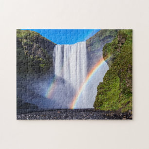 Puzzle Cascade et arc-en-ciel