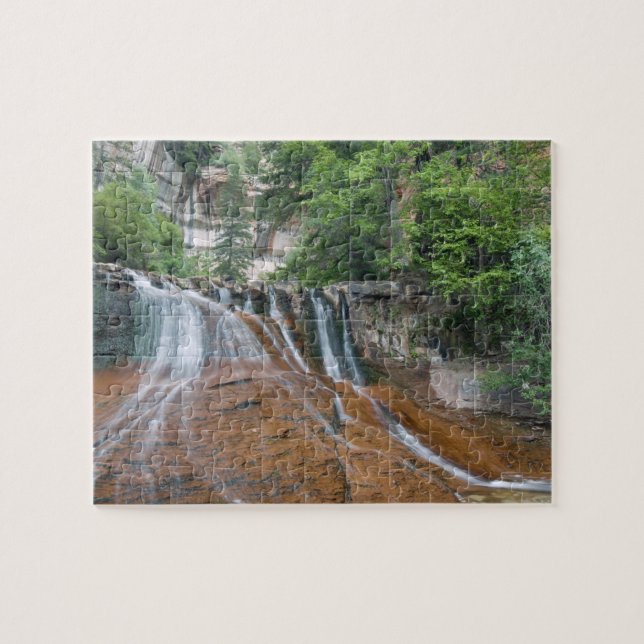 Puzzle Cascade, Parc national de Zion, Utah, États-Unis (Horizontal)