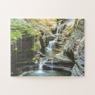 Puzzle Cascade Watkins Glen Nature Surdimensionnée