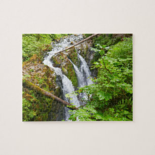 Puzzle Cascades de Sol Duc II au Parc national Olympique