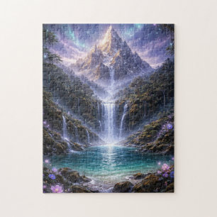 Puzzle Cascades Mystiques et Montagne Lumineuse