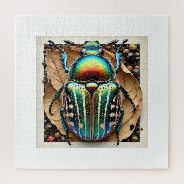 Puzzle Casebearing Leaf Beetle 290824IREF233 - Watercolor (Vertical)
