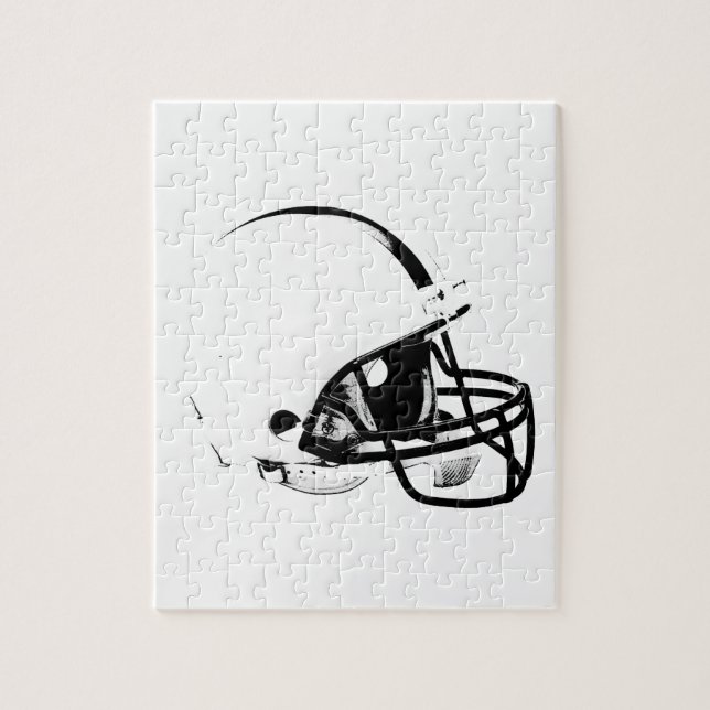 Puzzle Casque de football Pop Art (Vertical)