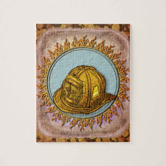Puzzle Casque de pompier fidèle (Vertical)