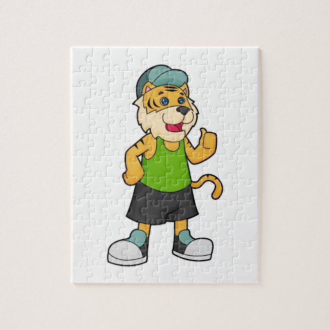 Puzzle Casquette de tigre (Vertical)