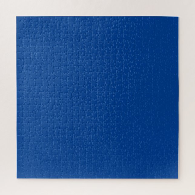 Puzzle Casse-tête bleu royal uni - DIFFICILE ! (Vertical)