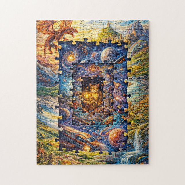Puzzle Casse-tête dans un casse-tête : des énigmes imbriq (Vertical)