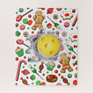 Puzzle Casse-tête de cadeau de vacances de pickleball uni