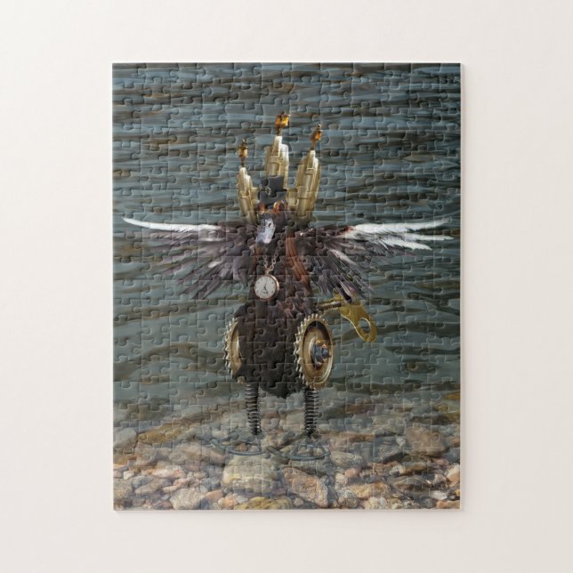 Puzzle Casse-tête de canard de Steampunk (Vertical)