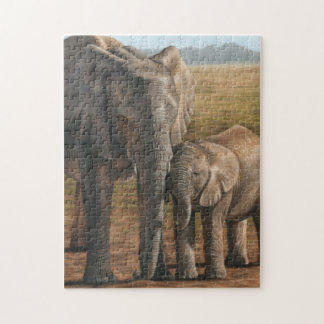 Puzzle Casse-tête de conception d'éléphant