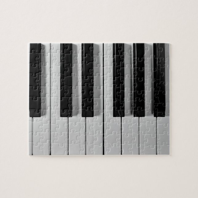 Puzzle Casse-tête de coutume de clavier de piano (Horizontal)