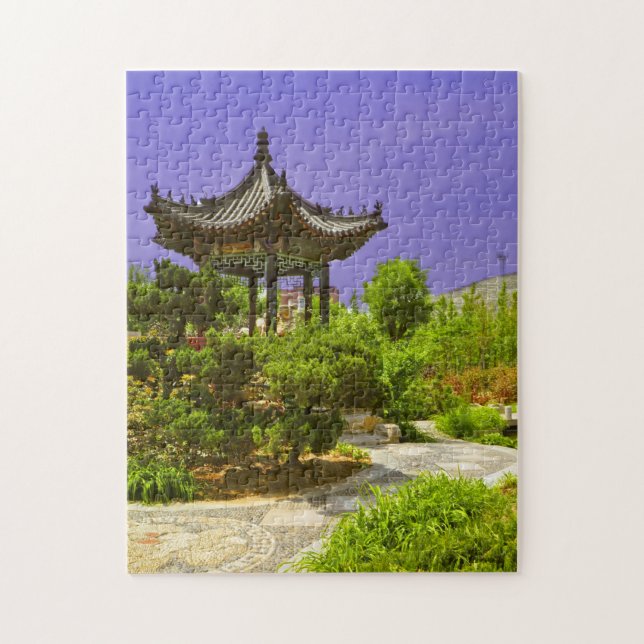 Puzzle Casse-tête de dissimulation de temple chinois (Vertical)