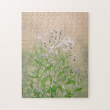 Casse-tête de fleurs duveteuses