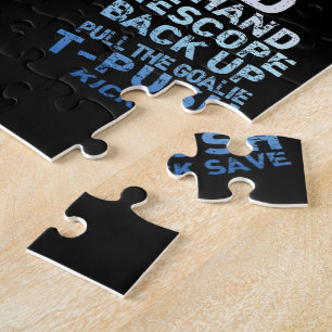Puzzle Casse-tête de gardien de but d'hockey