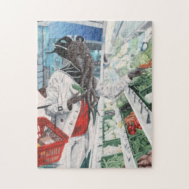 Puzzle Casse-tête de milieu d'épicerie de Flayer d'esprit (Vertical)