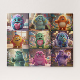 Puzzle Casse-tête de monstres mignons
