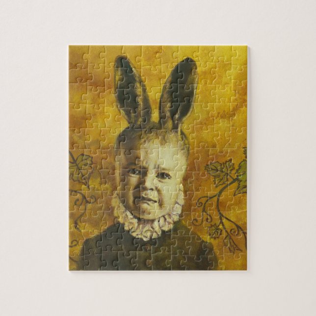 Puzzle Casse-tête de mutant de lapin de bébé (Vertical)