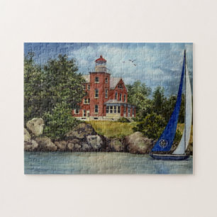 Puzzle Casse-tête de phare de Mettre-dans-Baie