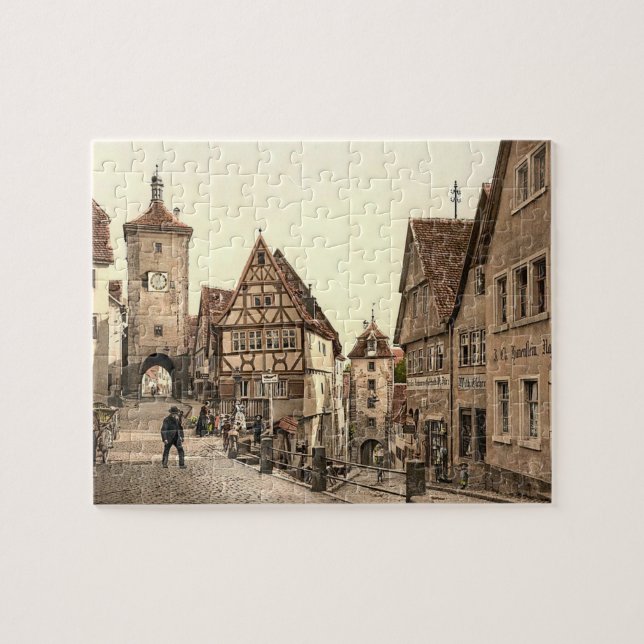 Puzzle Casse-tête de Ploenlein Rothenburg (Horizontal)
