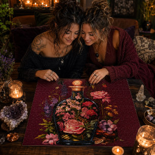 Puzzle Casse-tête de Potion Florale Enchantée Botanique