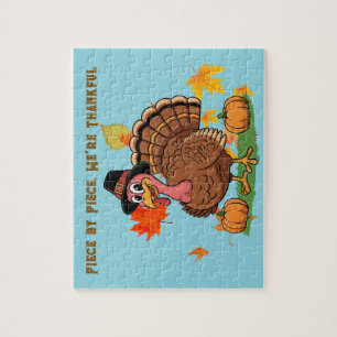 Puzzle Casse-tête de Thanksgiving 'Pièce par Pièce, Nous