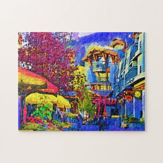 Puzzle Casse-tête de Whistler de rue principale (Horizontal)