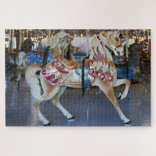 Puzzle casse-tête des chevaux de carrousel