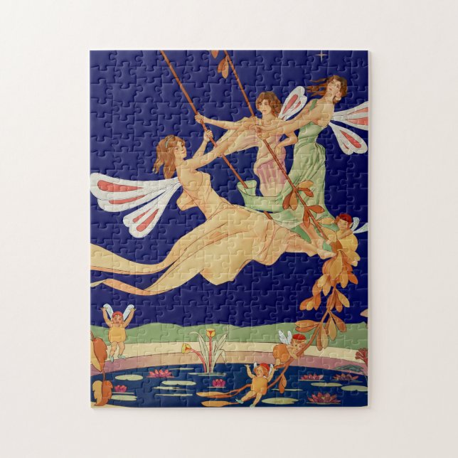 Puzzle Casse-tête "d'oscillation de fées" avec la boîte (Vertical)