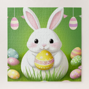 Puzzle Casse-tête du lapin de Pâques pour les enfants et 
